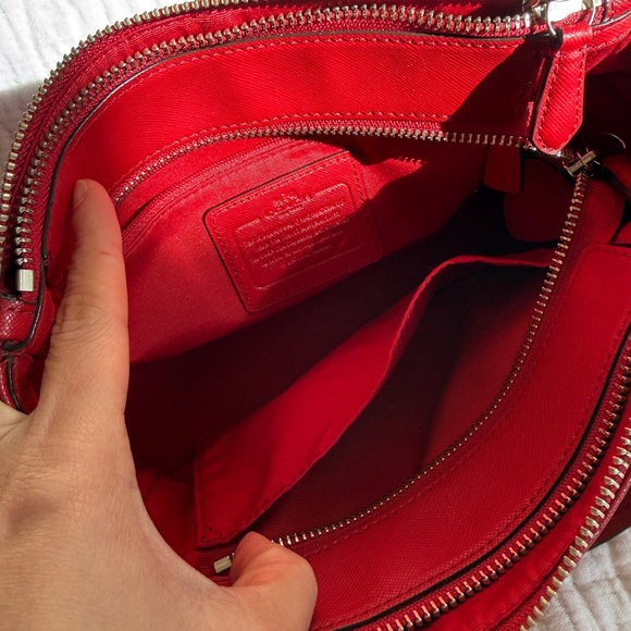 Coach Red Leather Mini Satchel – Classic Design - Picture 10 of 16